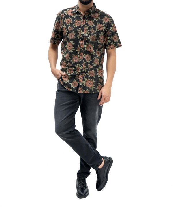 پیراهن هاوایی مردانه جوتی جینز JootiJeans